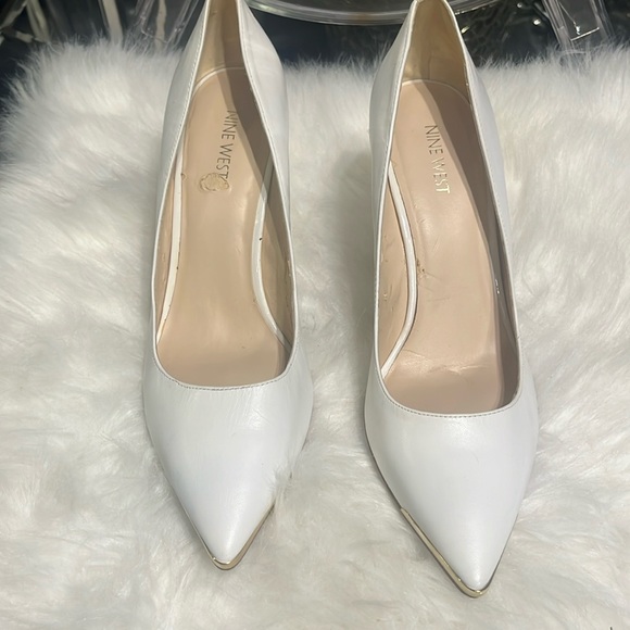 Nine West Shoes - White nine west heels